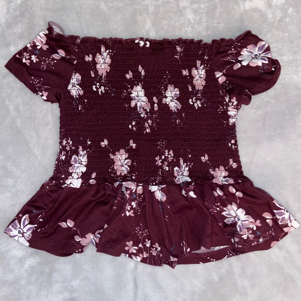 Aeropostale off the shoulder ribbed top